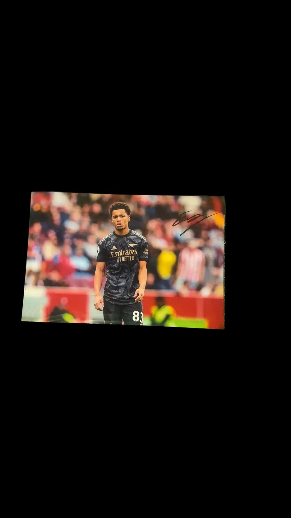 Ethan nwaneri signed photo debut LIMELIGHT MEMORABILIA
