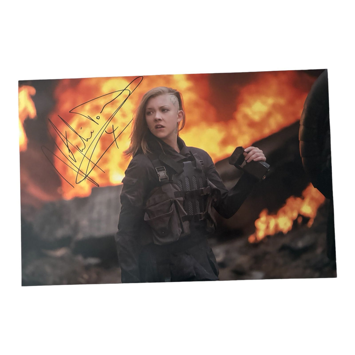Natalie Dormer Signed Hunger Games Photo