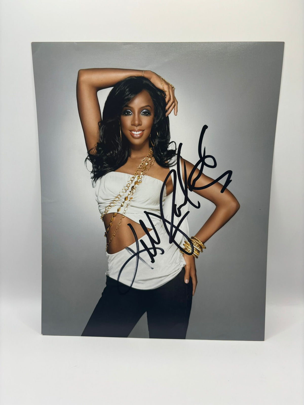 KELLY ROWLAND DESTINYS CHILD SIGNED PHOTO