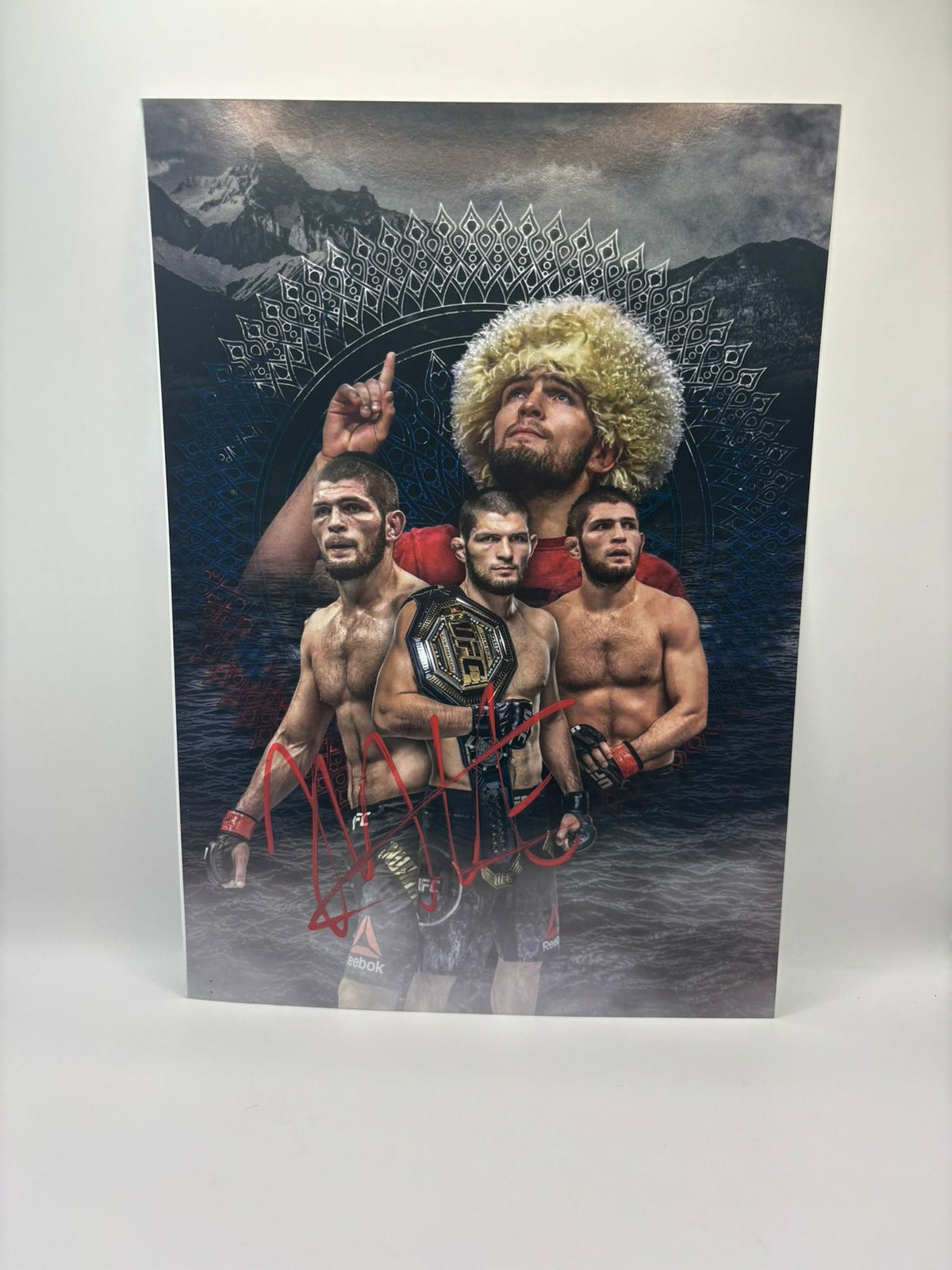 KHABIB numergemadov SIGNED PHOTO LIMELIGHT MEMORABILIA