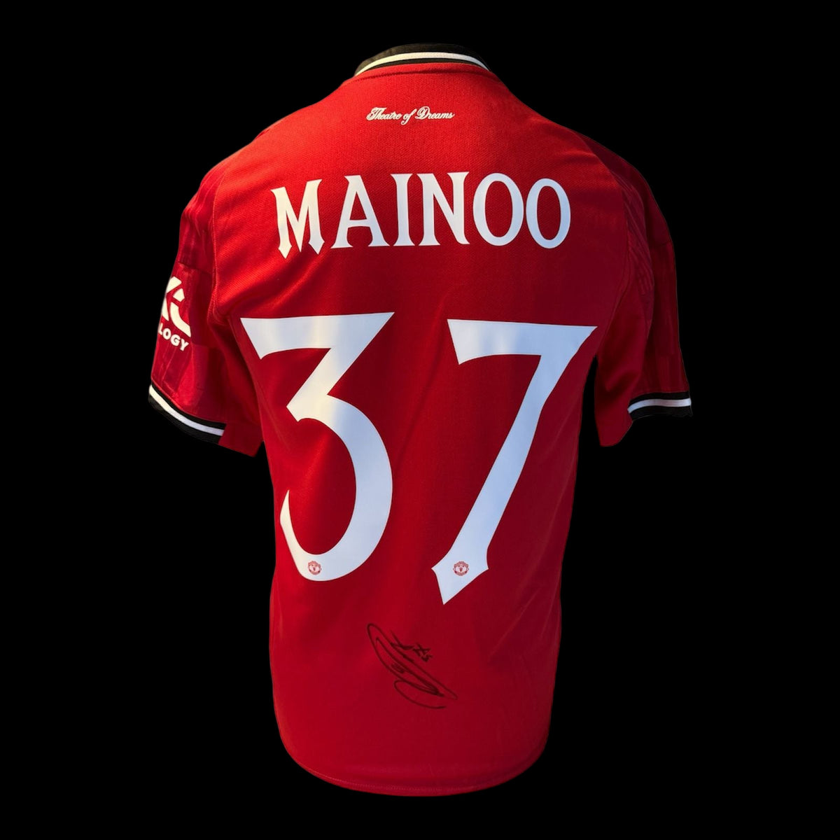 KOBBIE MAINOO SIGNED MANCHESTER UNITED 25/26 HOME SHIRT
