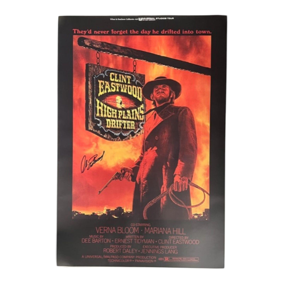 CLINST EASTWOORD HIGH PLANES DRIFTER SIGNED PHOTO