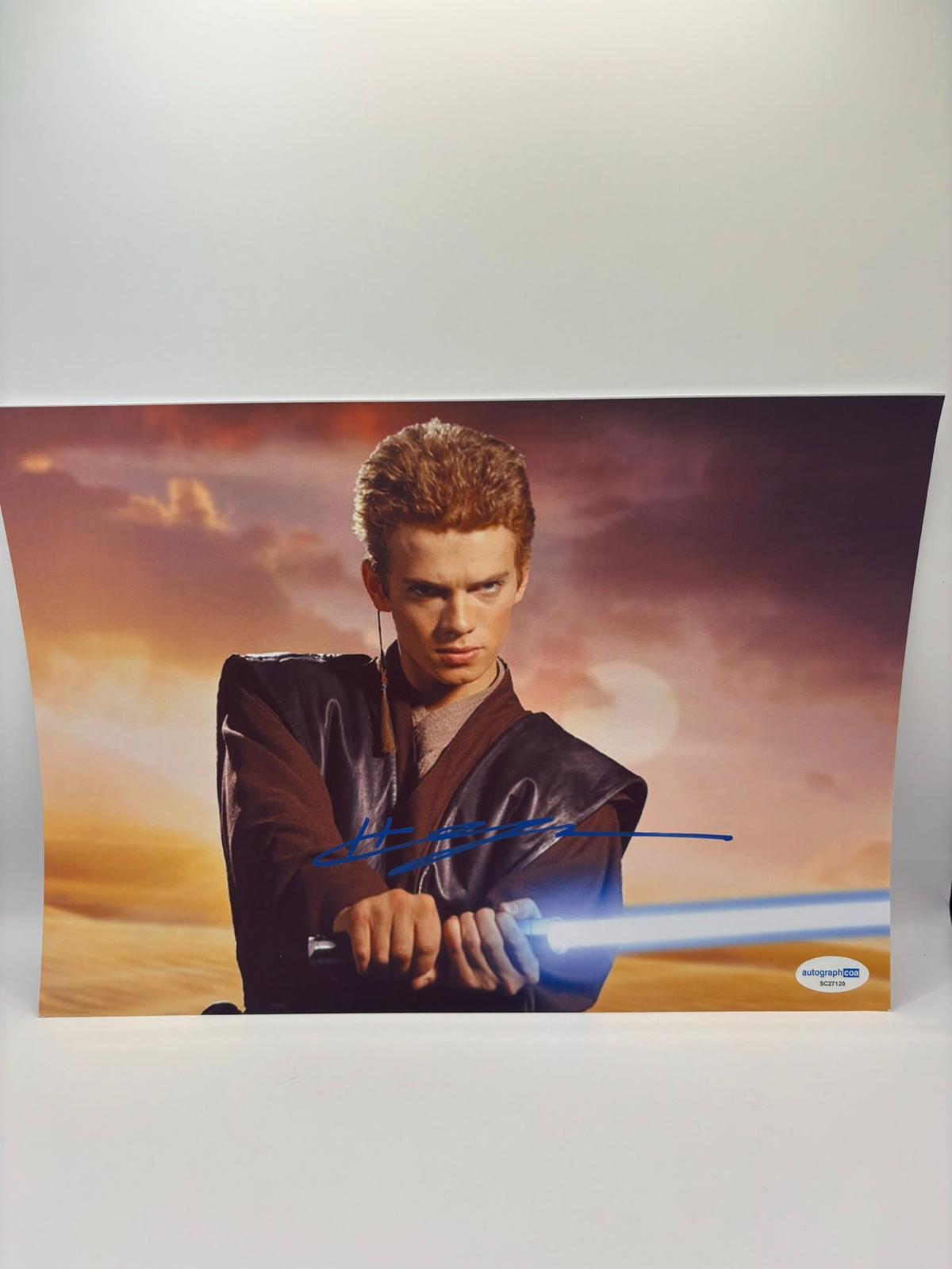 Hayden Christensen SIGNED ANAKIN SKYWALKER PHOTO