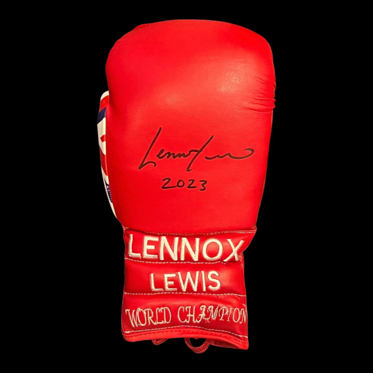 LENNOX LEWIS SIGNED BOXING GLOVE