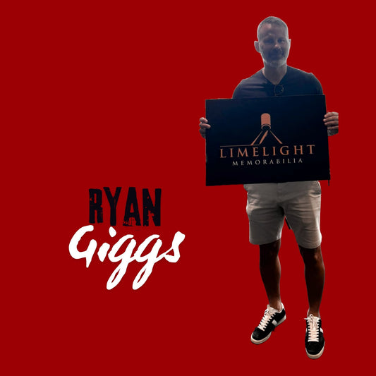 Top 5 Ryan Giggs signed Manchester United shirts and photos from iconic career moments.