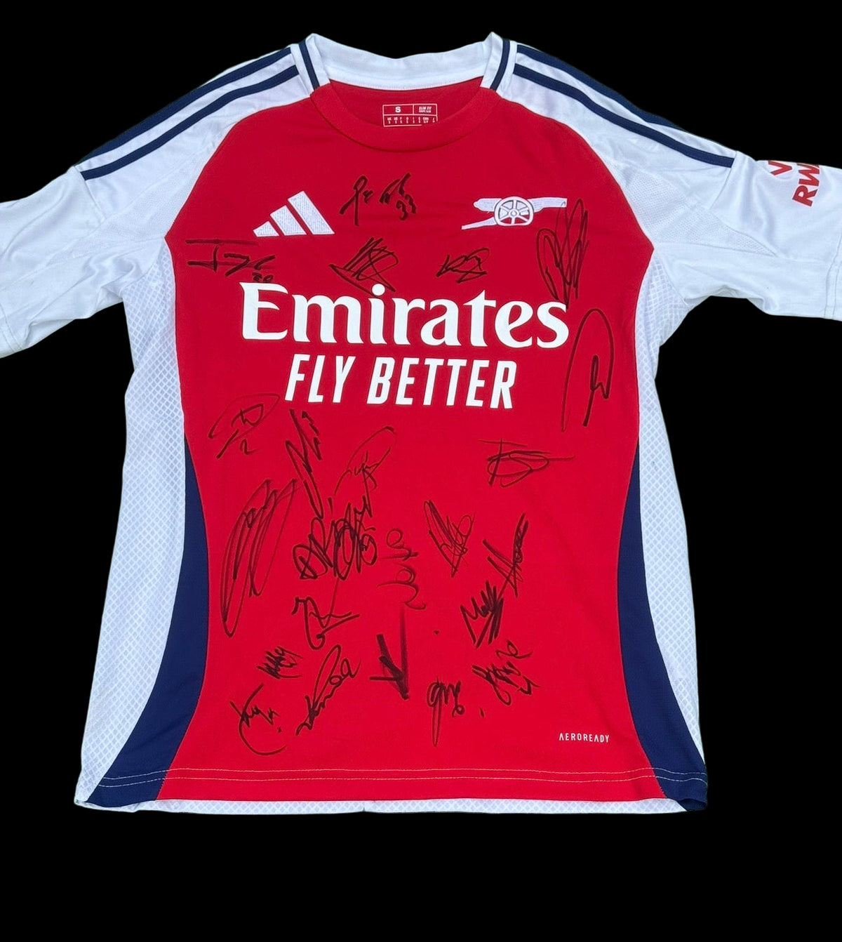 Arsenal Full Team Home Signed Shirt 24/25