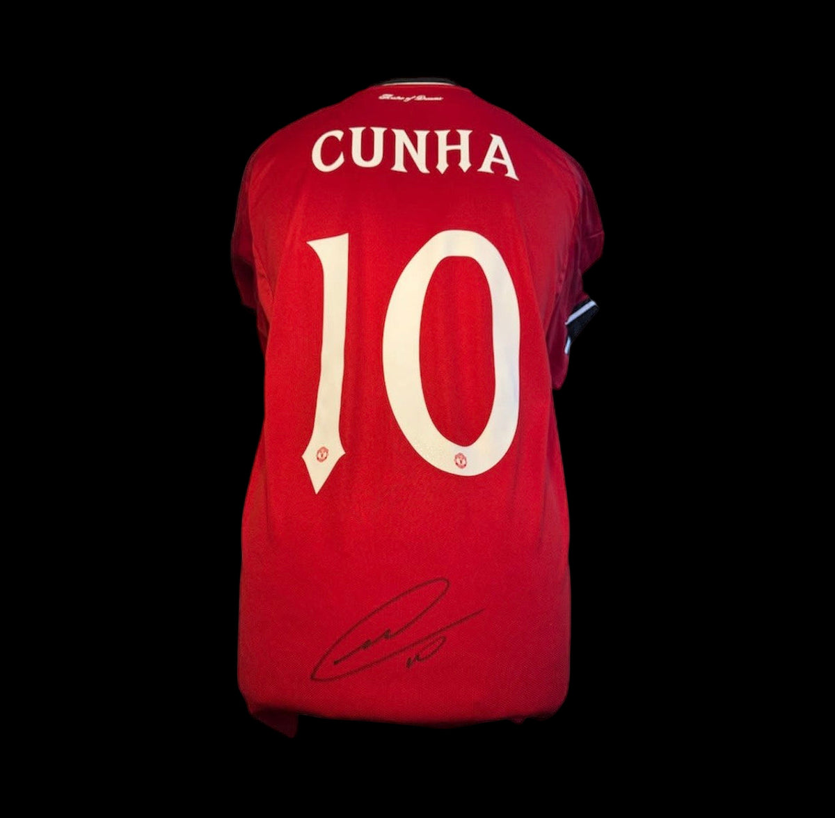 Matheus Cunha Signed Manchester United 25/26 Home Shirt