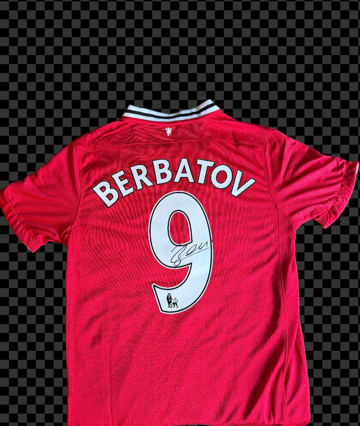 Berbatov signed Manchester United 2011/12 home shirt LIMELIGHT MEMORABILIA