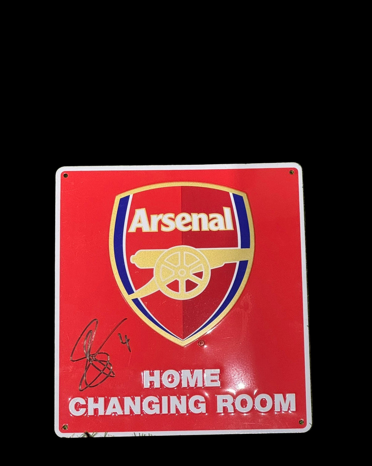Ben white Signed Changing Room Sign