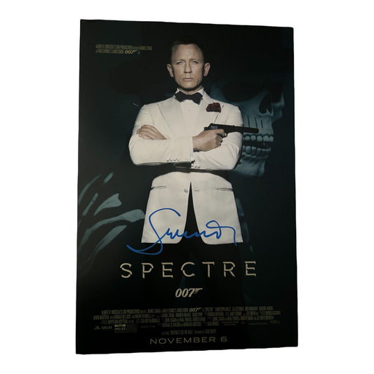 Daniel Craig James Bond Signed "Spectre" 007 poster LIMELIGHT MEMORABILIA