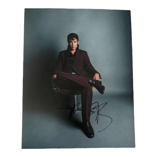 AUSTIN BUTLER SIGNED ELVIS PHOTO
