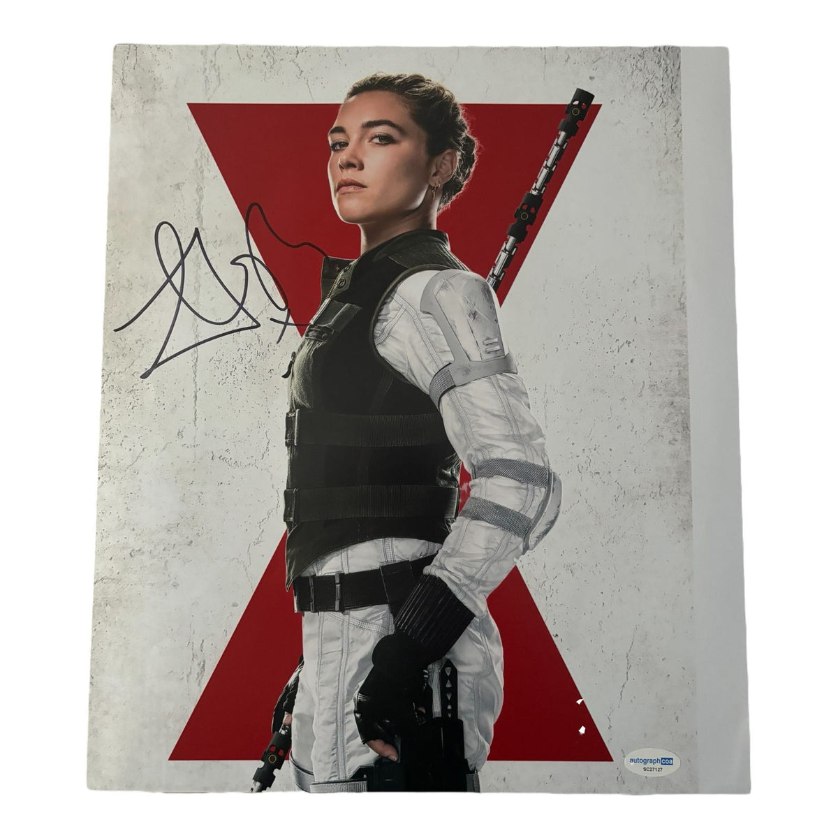 FLORENCE PUGH BLACK WIDOW  SIGNED PHOTO