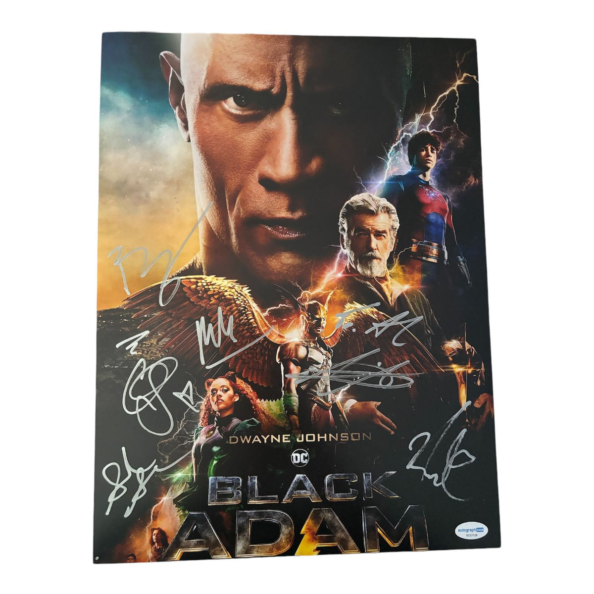 BLACK ADAMS SIGNED CAST PHOTO