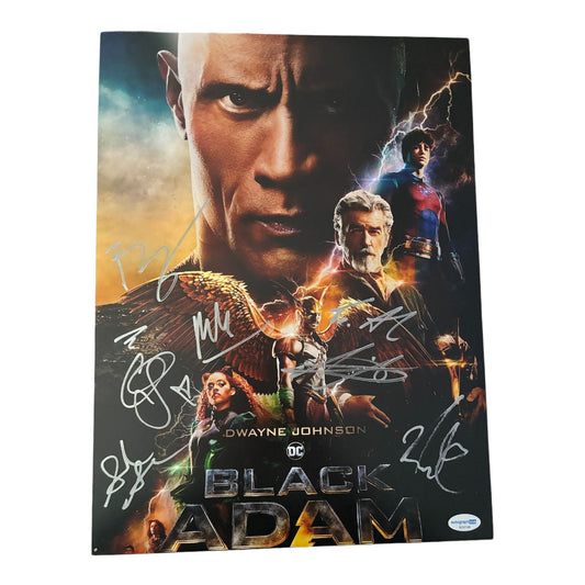 BLACK ADAMS SIGNED CAST PHOTO