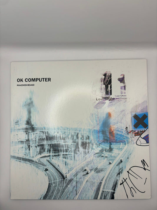 TOM YHORKE RADIOHEAD SIGNED VINYL