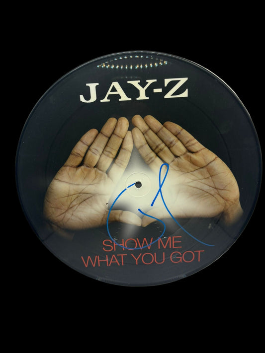 JAY-Z SIGNED VINYL DISK LIMELIGHT MEMORABILIA