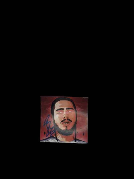 POST MALONE SIGNED PHOTO