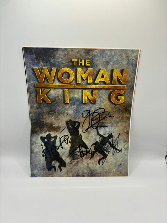 WOMAN KING SIGNED CAST PHOTO