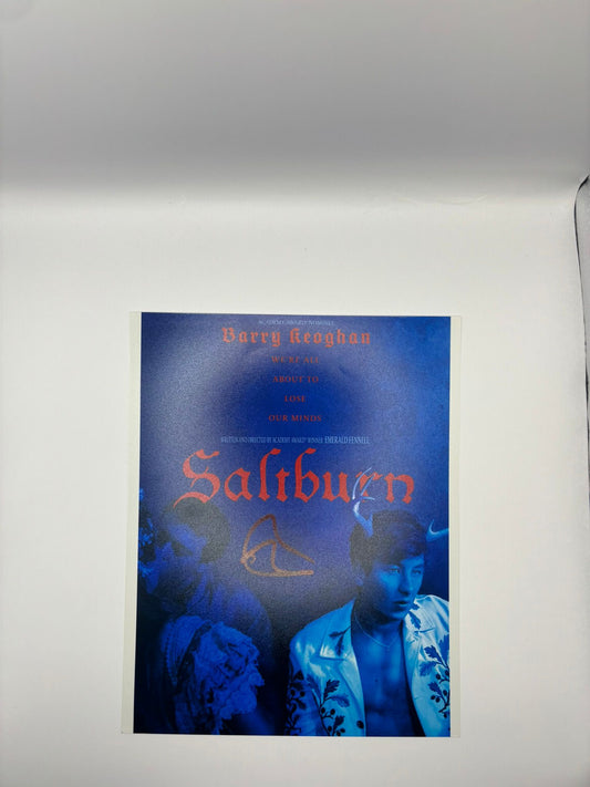 SALTBURN SIGNED barry keoghan PHOTO