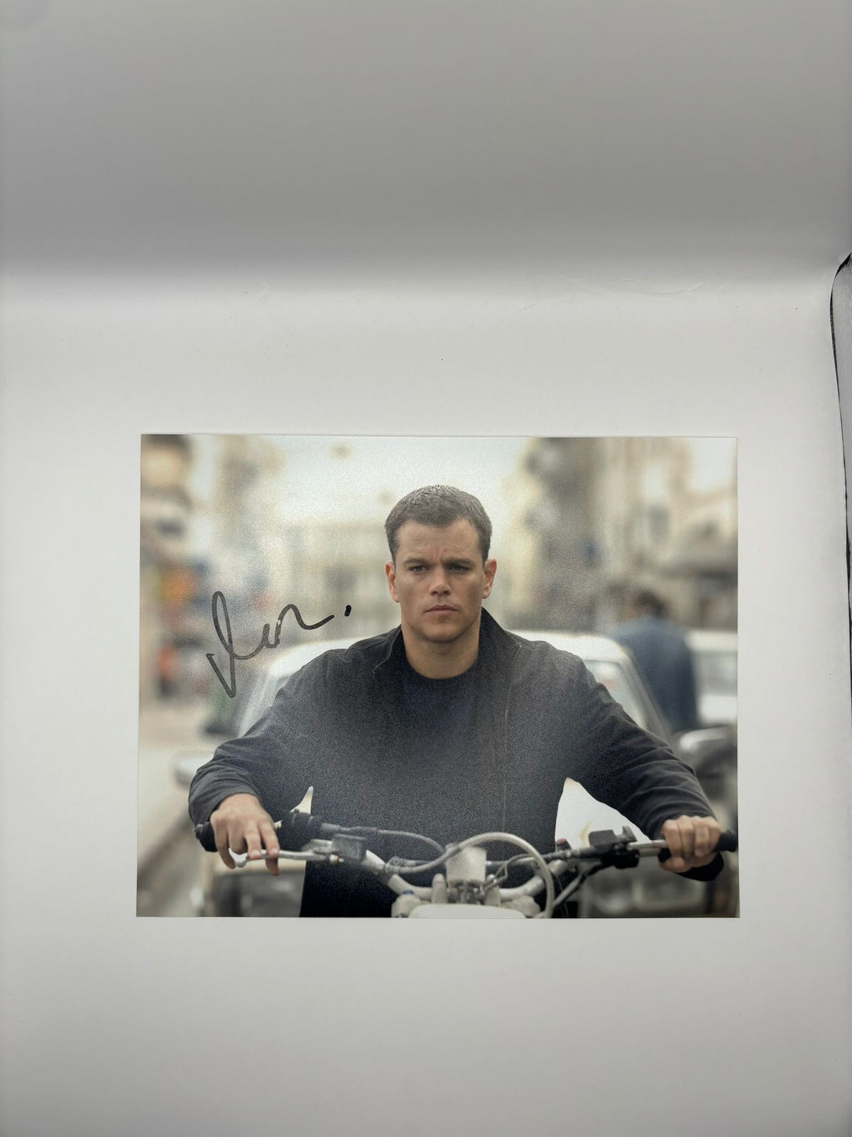 MATT DAMON SIGNED PHOTO