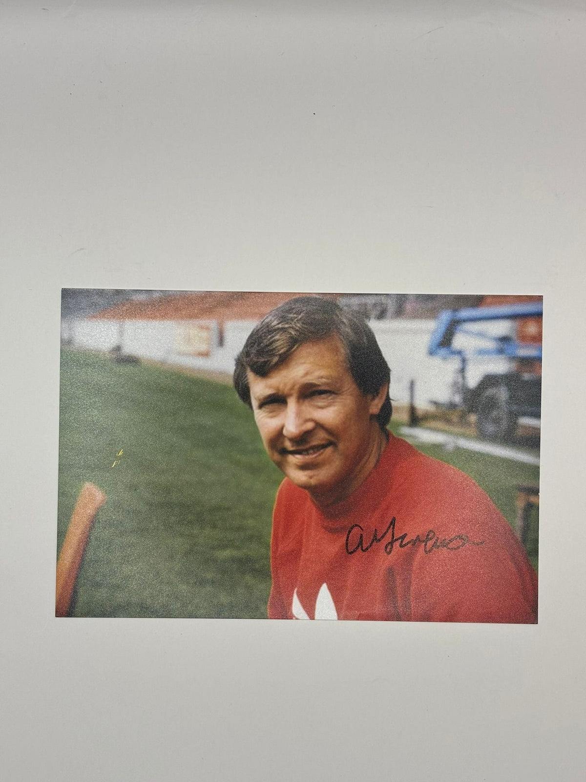 ALEX FERGUSON SIGNED PHOTO LIMELIGHT MEMORABILIA