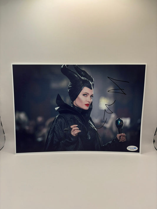 ANGELINA JOLIE MALEFICENT SIGNED PHOTO