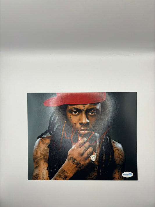 LIL WAYNE SIGNED PHOTO LIMELIGHT MEMORABILIA
