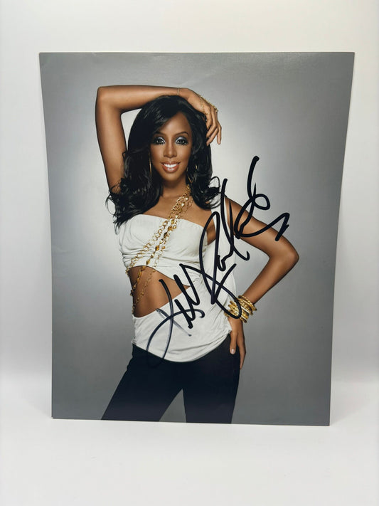 KELLY ROWLAND DESTINYS CHILD SIGNED PHOTO