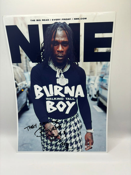 BURNA BOY SIGNED PHOTO LIMELIGHT MEMORABILIA