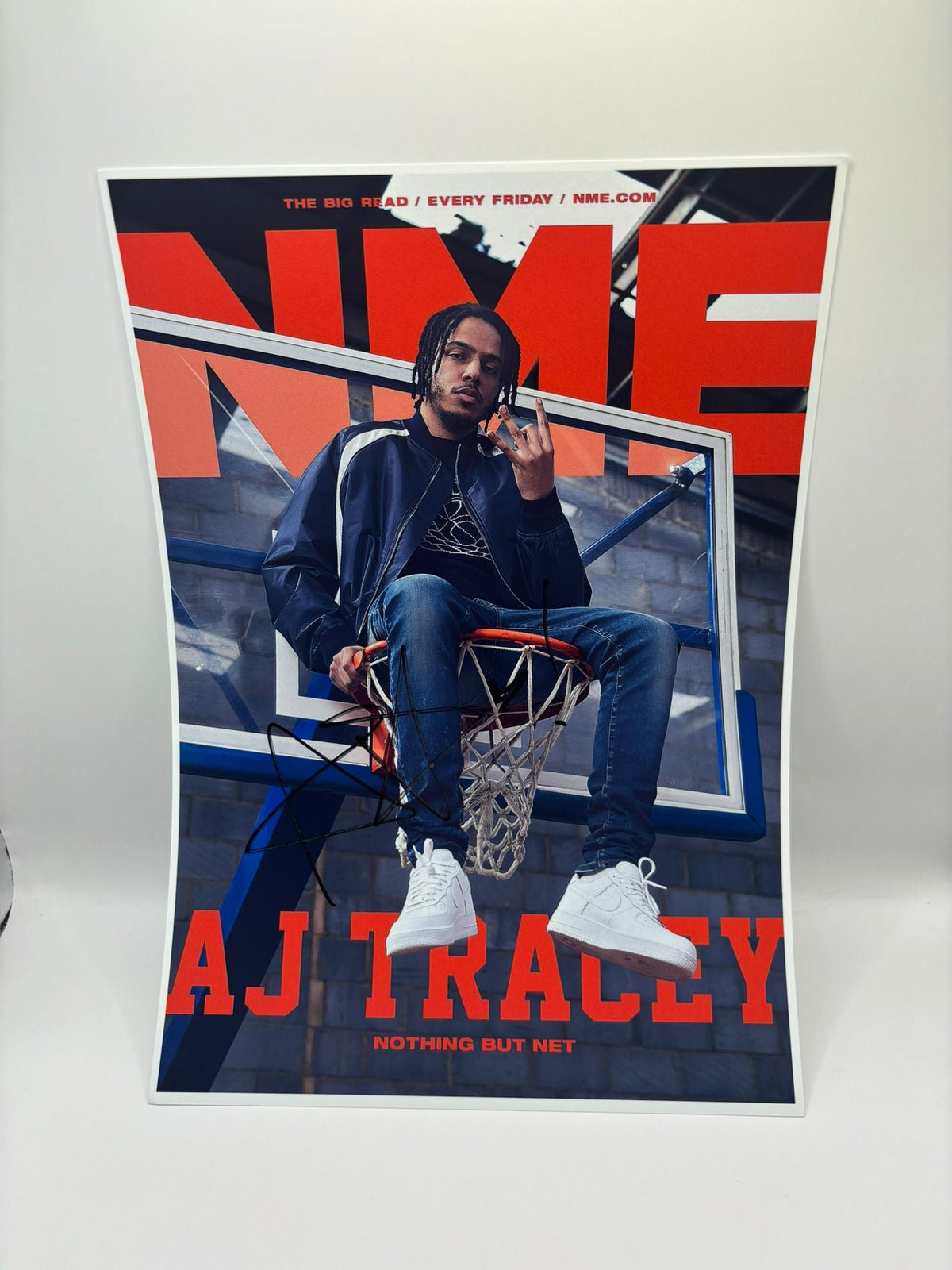 AJ TRACEY SIGNED PHOTO LIMELIGHT MEMORABILIA