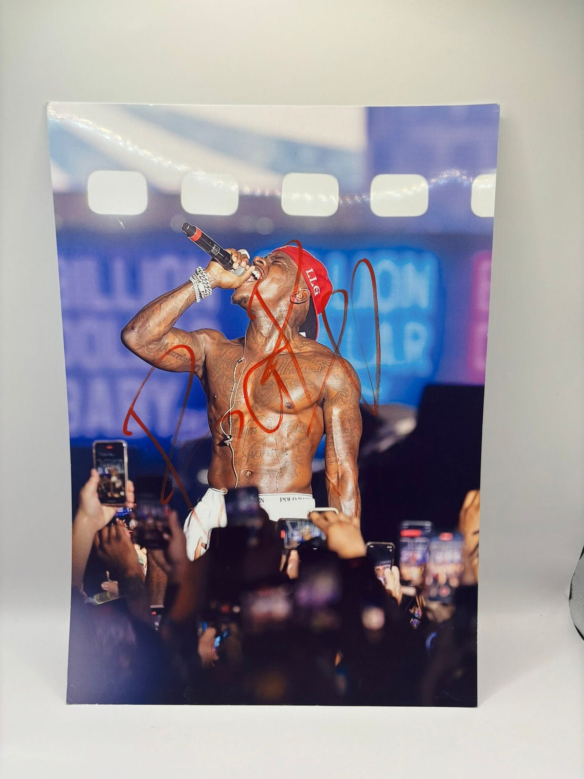 DA BABY SIGNED PHOTO LIMELIGHT MEMORABILIA