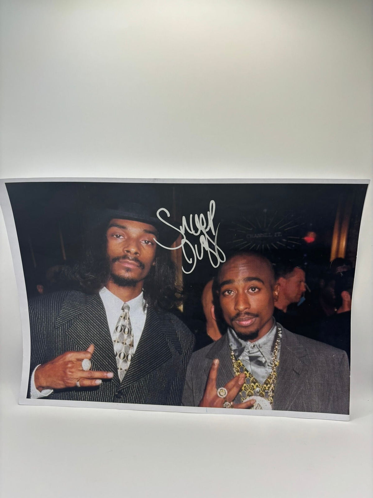 SNOOP DOG SIGNED PHOTO LIMELIGHT MEMORABILIA