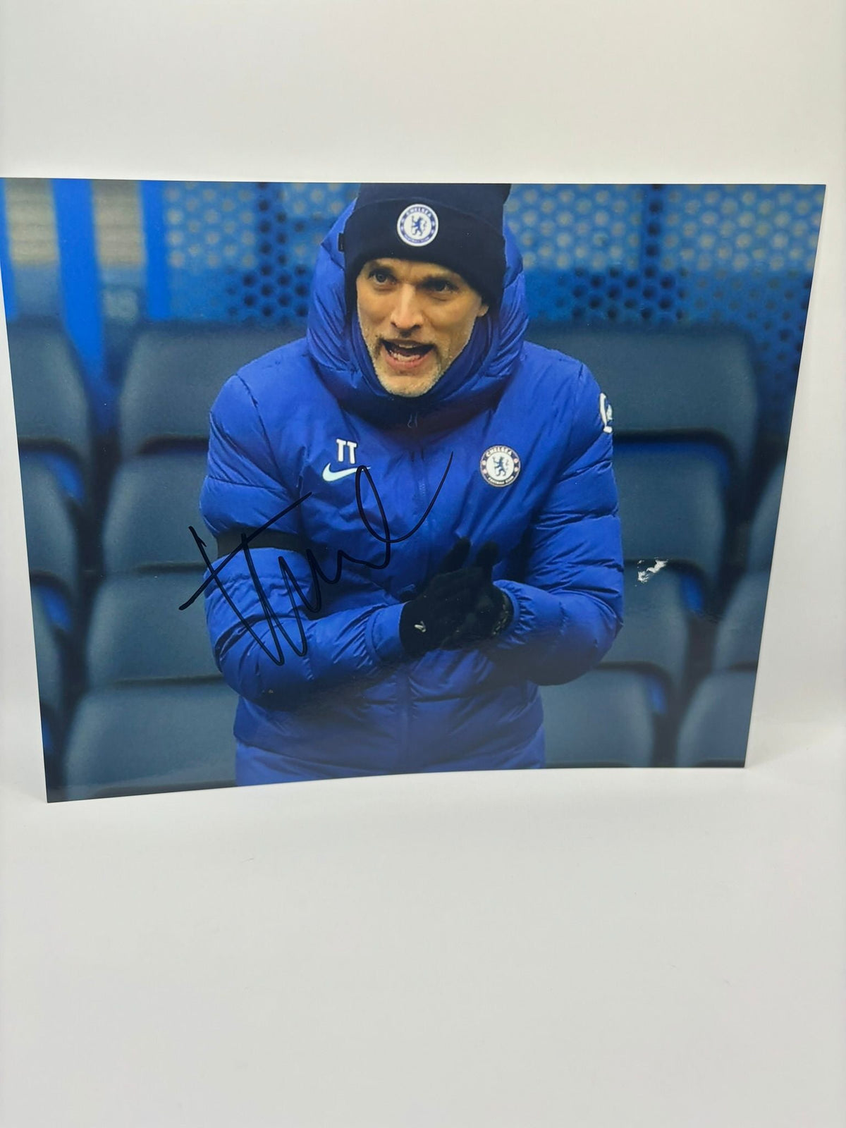 THOMAS TUCHEL SIGNED CHELSEA PHOTO LIMELIGHT MEMORABILIA