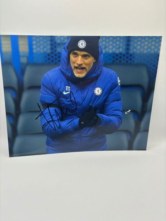 THOMAS TUCHEL SIGNED CHELSEA PHOTO LIMELIGHT MEMORABILIA