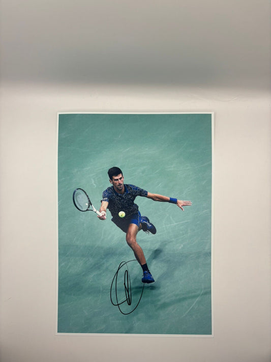 DJOKOVIC SIGNED PHOTO LIMELIGHT MEMORABILIA