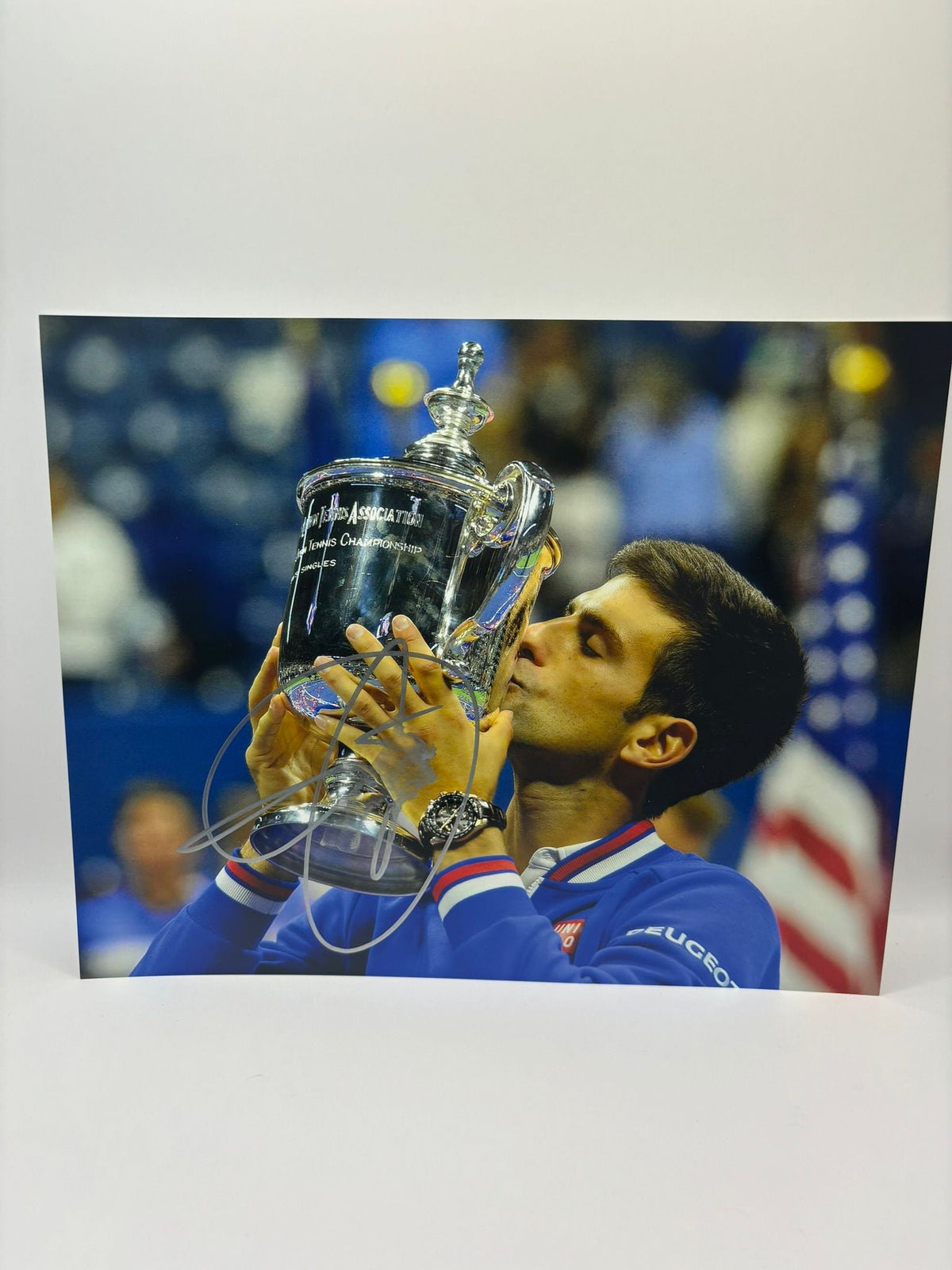 DJOKOVIC SIGNED PHOTO LIMELIGHT MEMORABILIA