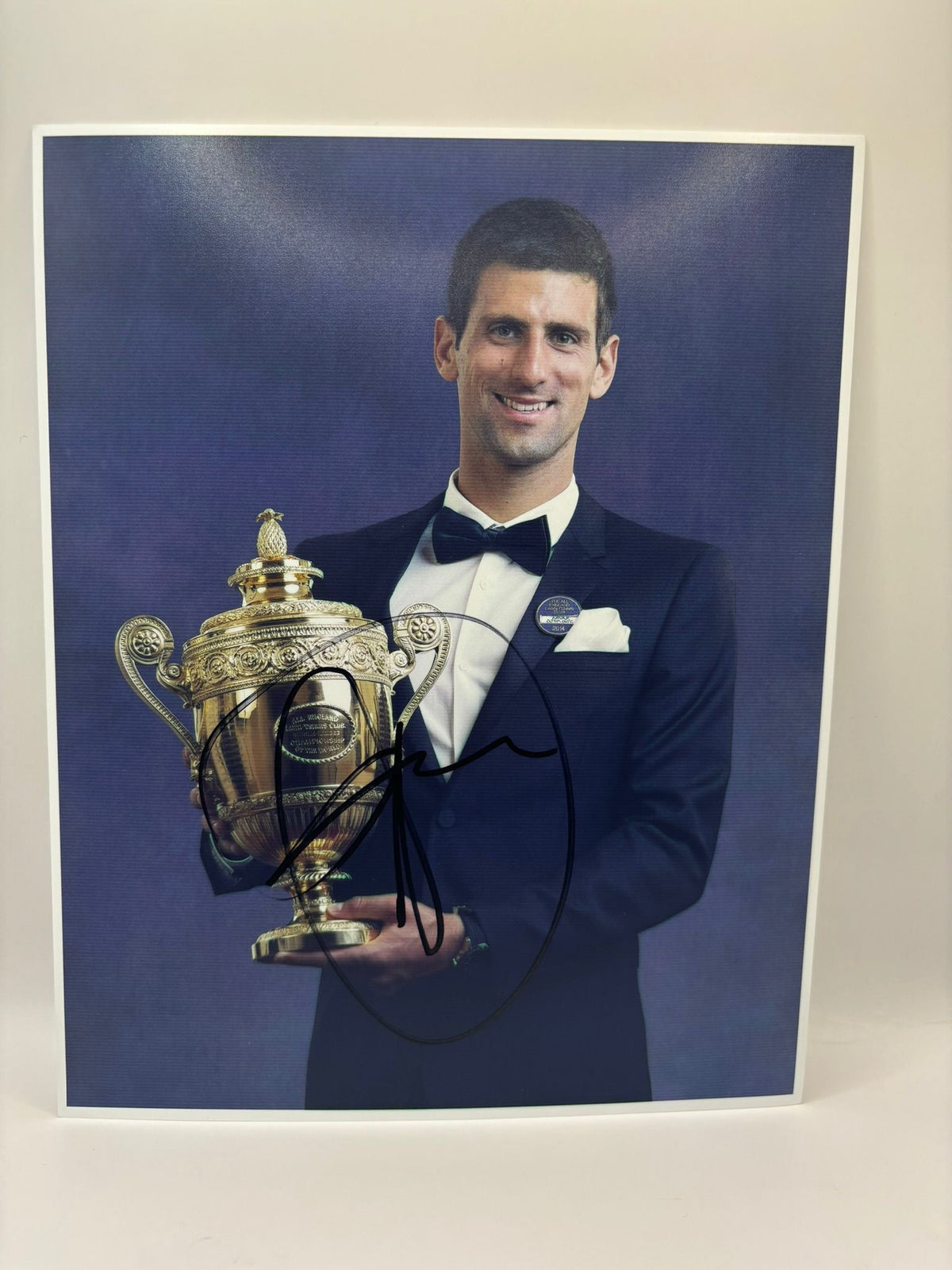 DJOKOVIC SIGNED PHOTO LIMELIGHT MEMORABILIA