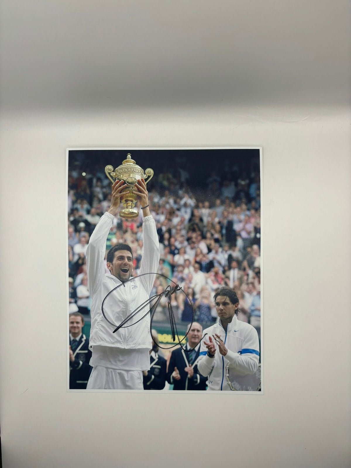 DJOKOVIC SIGNED PHOTO LIMELIGHT MEMORABILIA