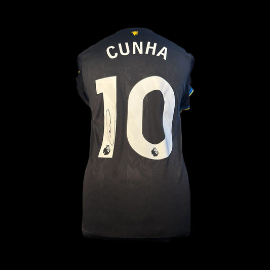 CUNHA SIGNED MAN UNITED 25/26 AWAY SHIRT