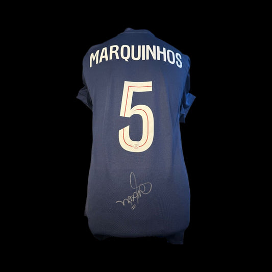 MARQUINHOS SIGNED PSG 25/26 HOME SHIRT