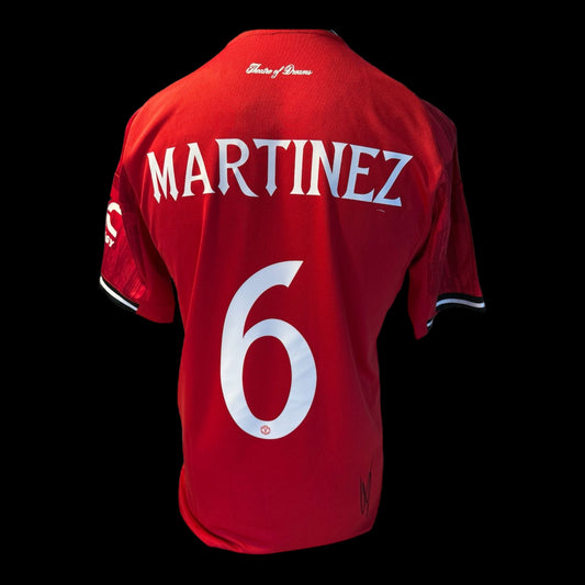 LISANDRO MARTINEZ  SIGNED MANCHESTER UNITED 25/26 HOME SHIRT