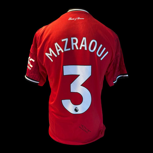 MAZRAOUI  SIGNED MANCHESTER UNITED 25/26 HOME SHIRT
