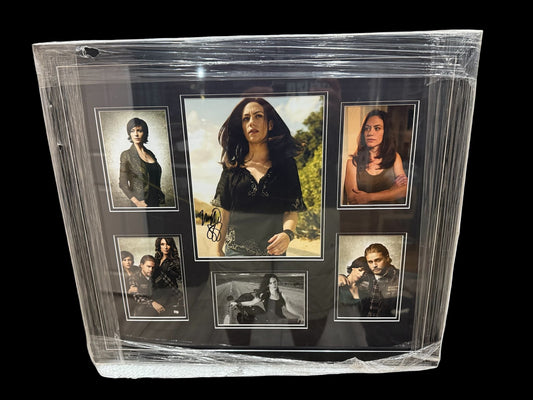 SONS OF ANARCHY TARA KNOWLES SIGNED MONTAGE FRAME