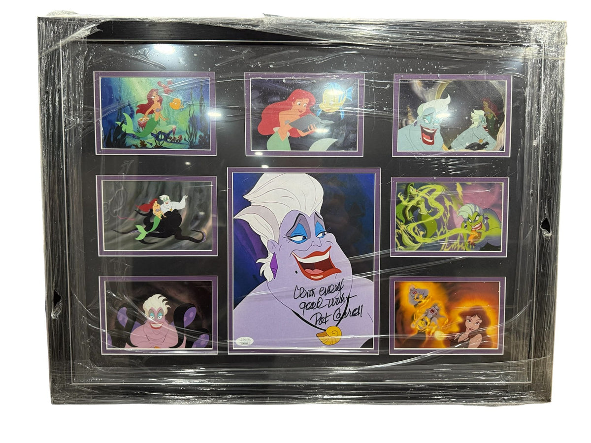 LITTLE MERMAID URSULA PLAYED BY PAT CARROLL SIGNED FRAME