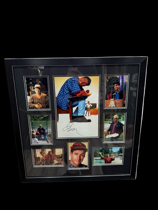 ADAM SANDLER SIGNED MONTAGE FRAME FROM BILLY MADDISON