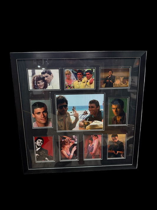 SCARFACE MANNY RIVERA PLAYED BY STEVE BAUER SIGNED MONTAGE FRAME