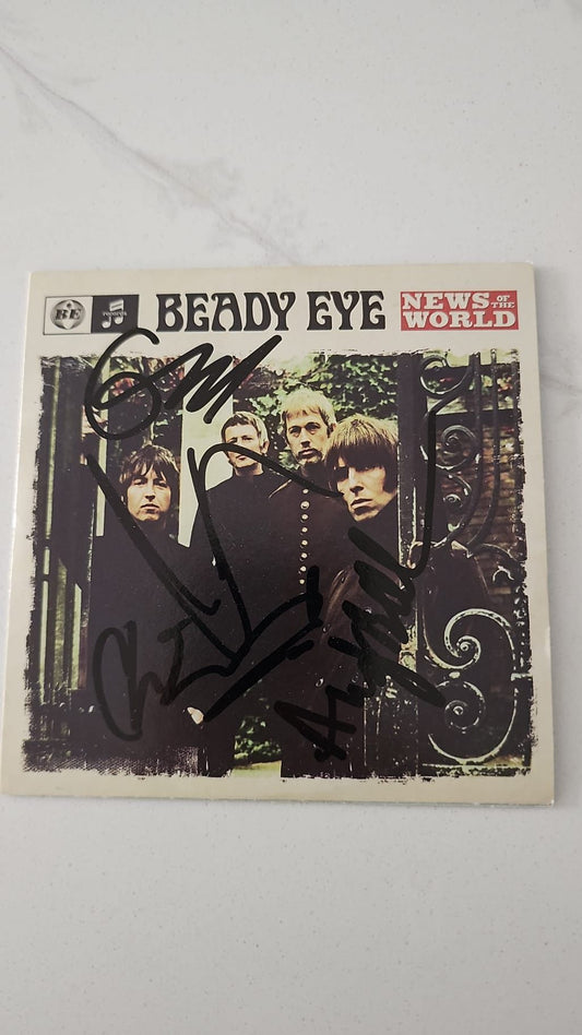 BEADY EYE FULL BAND SIGNED VINYL INCLUDING LIAM GALLAGHER