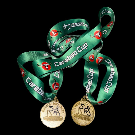 SADIO MANE SIGNED REPLICA WINNERS MEDALS