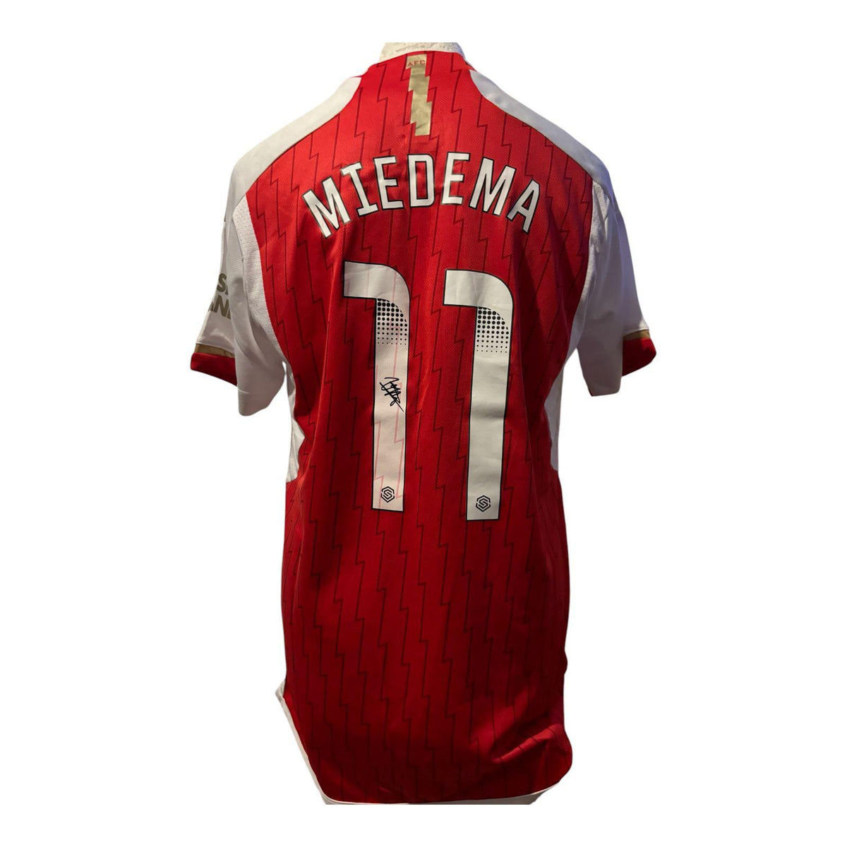 MIEDEMA ARSENAL WOMENS 23/24 HOME SIGNED SHIRT