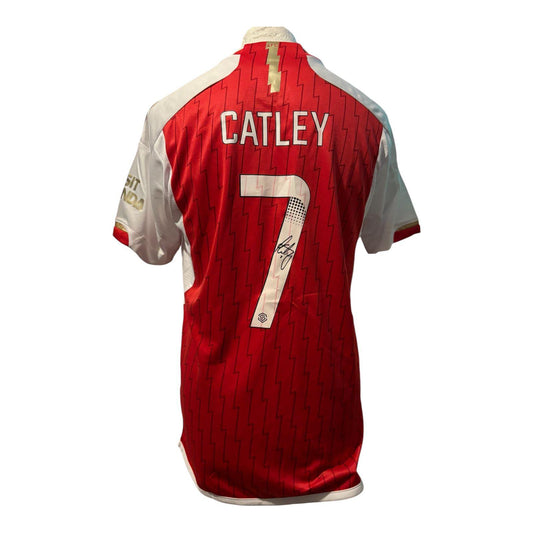 CATLEY ARSENAL WOMENS 24/25 HOME SIGNED SHIRT